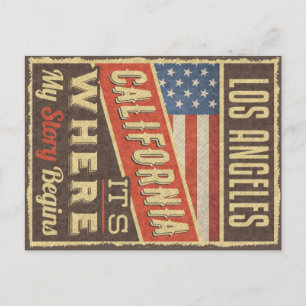 Los Angeles California Postkarte