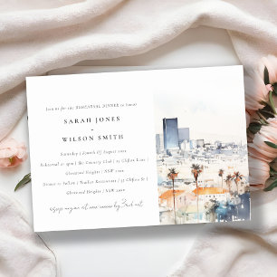 Los Angeles California Probe Abendessen Einladung