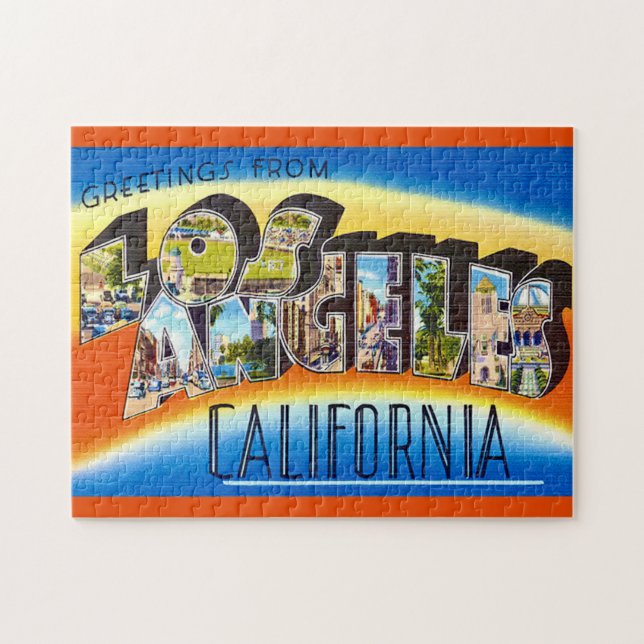 Los Angeles California Puzzle (Horizontal)