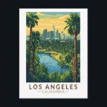 Los Angeles California Reisen Vintag Postkarte<br><div class="desc">Los Angeles Retrovektor Vektor Reise Design. Los Angeles ist eine Stadt in Südkalifornien und das Zentrum der Film- und Fernsehindustrie des Landes.</div>