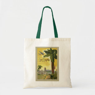 Los Angeles California Retro Vintage Reiseposter Tragetasche
