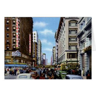 Los Angeles California Siebenter am Broadway