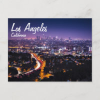 Los Angeles, California Skyline in der Nacht