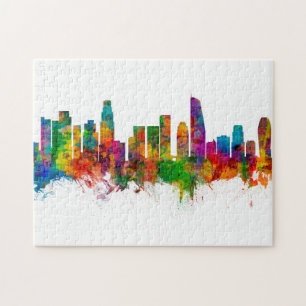 Los Angeles California Skyline Puzzle