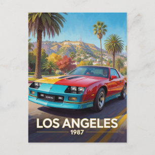 Los Angeles California Sunset-Auftritt 1987 Postkarte