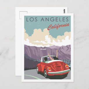 Los Angeles California USA Berühmter Reiseort Postkarte
