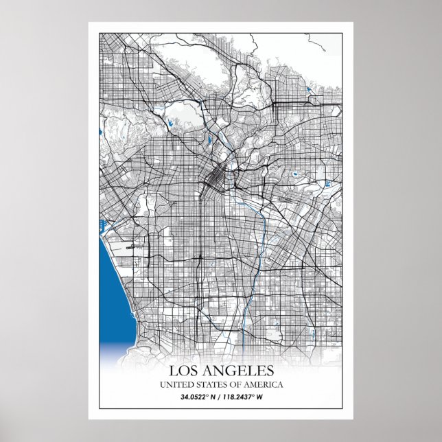 Los Angeles California USA Reisen Poster (Vorne)