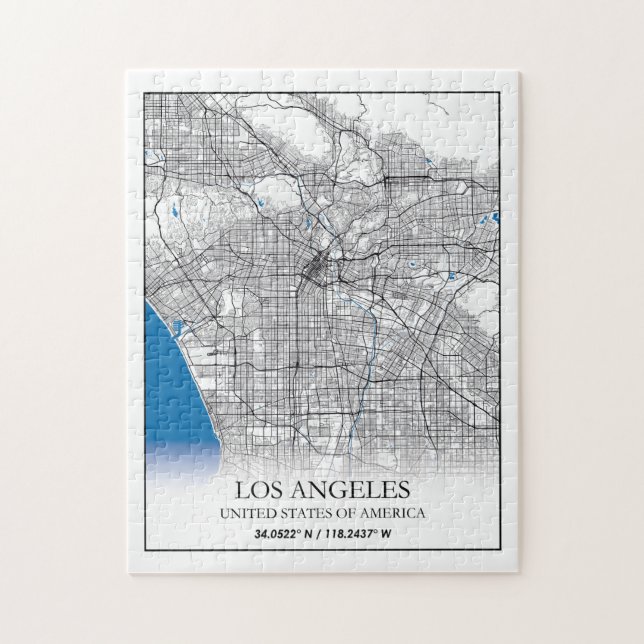 Los Angeles California USA Reisen Puzzle (Vertikal)
