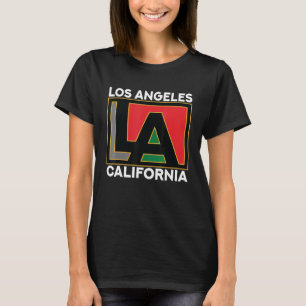 Los Angeles California USA Vintag Retro Typograph T-Shirt