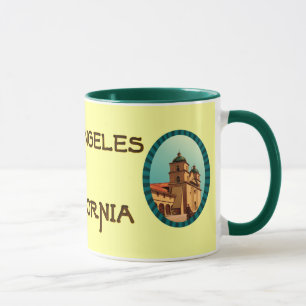 Los Angeles California Vintag Mission Tasse