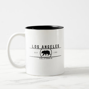 Los Angeles California Zweifarbige Tasse