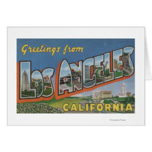 Los Angeles, CaliforniaLarge Buchstabe-Szenen