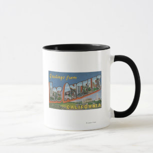 Los Angeles, CaliforniaLarge Buchstabe-Szenen Tasse