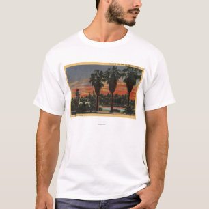 Los Angeles, CaliforniaSunset im Echo-Park T-Shirt