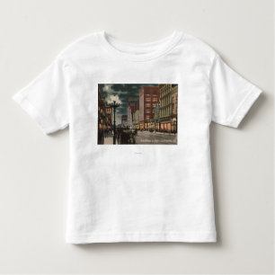 Los Angeles, CAStreet Ansicht von Broadway an Kleinkind T-shirt