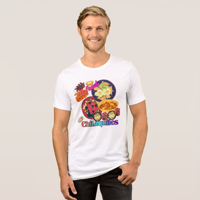 Los Angeles Chilaquiles Tri-Blend Shirt (Vorderseite voll)