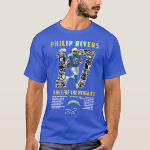 Los Angeles Chrgrs 17 Philip Rivers Danke für T-Shirt