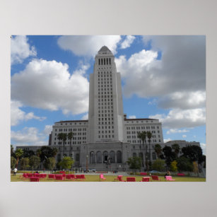 Los Angeles City Hall Poster