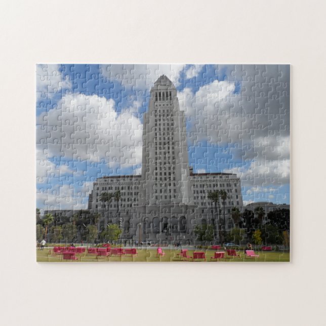 Los Angeles City Hall Puzzle (Horizontal)