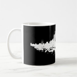 Los Angeles City Skyline Watercolor Kaffeetasse