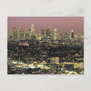 Los Angeles Cityscape Postkarte