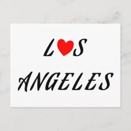 Los Angeles Coeur Postkarte