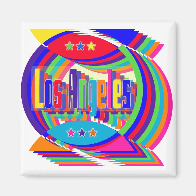 Los Angeles Color Combo 2 Magnet (Vorne)