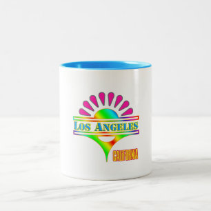 "Los Angeles Colorful 1" Cup Zweifarbige Tasse
