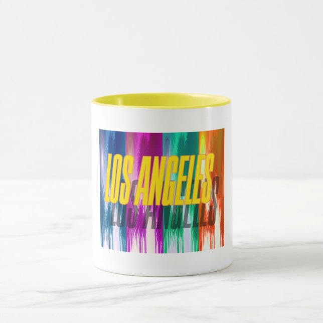 "Los Angeles Colorful Palms Cup" Tasse (Zentrum)