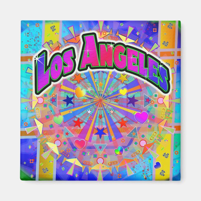 Los Angeles Cosmic Unity Magnet (Vorne)