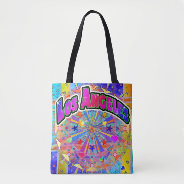Los Angeles Cosmic Unity Tote Bag (Vorderseite)