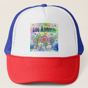 Los Angeles Deep Dream Hat Truckerkappe