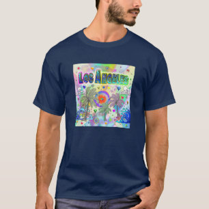 Los Angeles Deep Dream T - Shirt