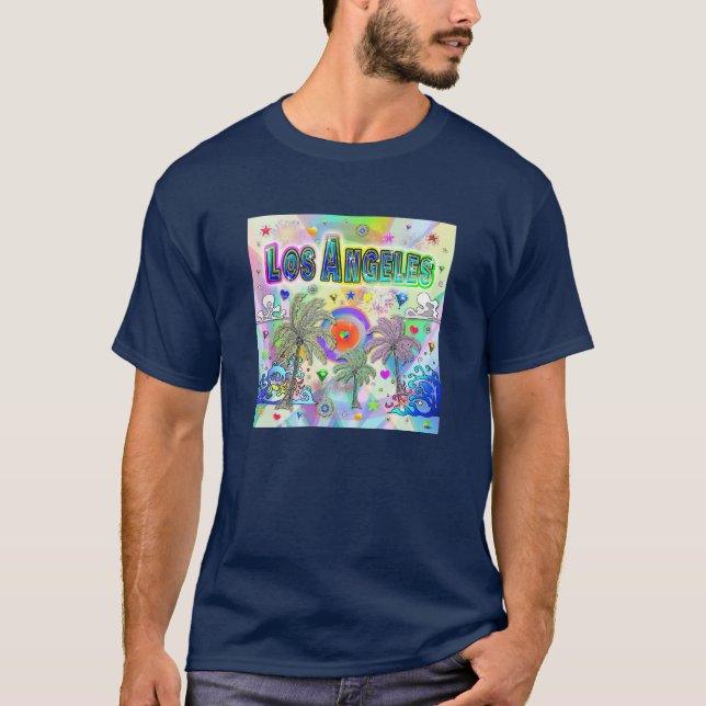 Los Angeles Deep Dream T - Shirt (Vorderseite)