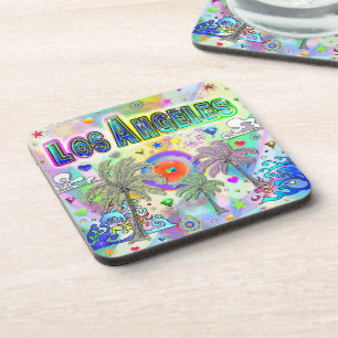 Los Angeles Deep Dream Untersetzer