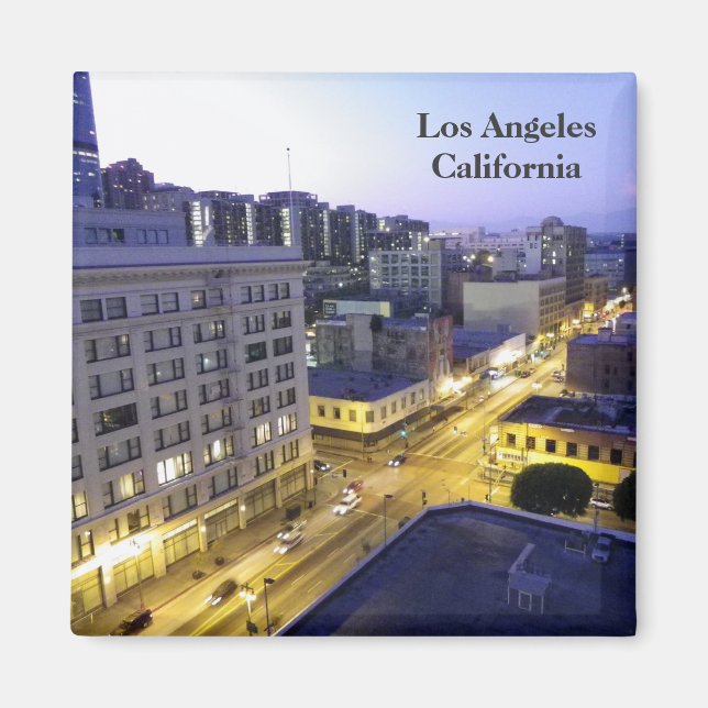 Los Angeles, Downtown Night Magnet! Magnet (Vorne)