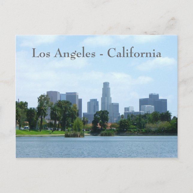 Los Angeles Downtown View Postcard! Postkarte (Vorderseite)