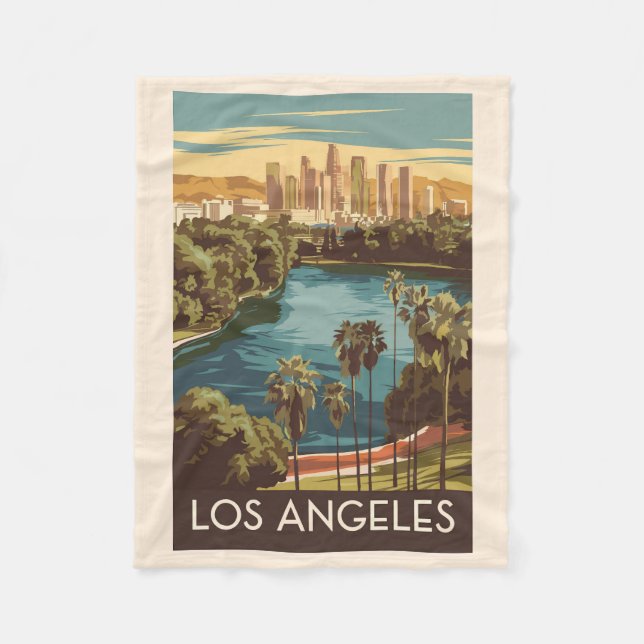 Los Angeles Echo Park Treviso - The Restaurant Vin Fleecedecke (Vorderseite)