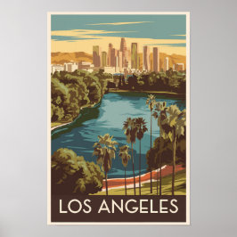 Los Angeles Echo Park Treviso - The Restaurant Vin Poster