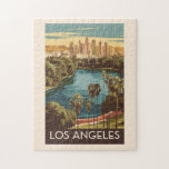 Los Angeles Echo Park Treviso - The Restaurant Vin Puzzle<br><div class="desc">Los Angeles Retrovektor Vektor Reise Design. Los Angeles ist eine Stadt in Südkalifornien und das Zentrum der Film- und Fernsehindustrie des Landes.</div>