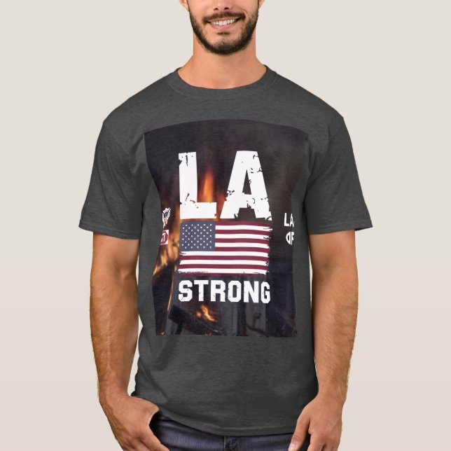 Los Angeles Feuer T-Shirt (Vorderseite)
