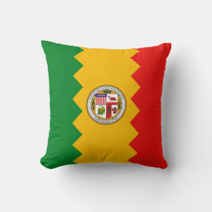 Los Angeles Flag American MoJo Pillow Kissen