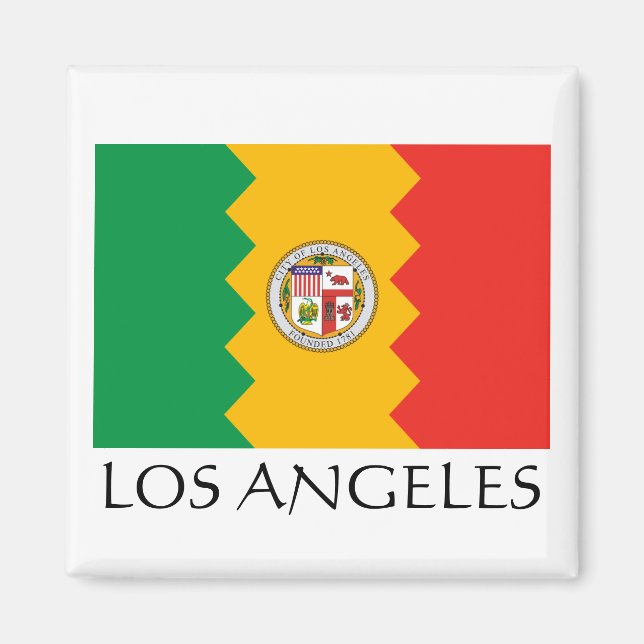Los Angeles Flag Magnet (Vorne)