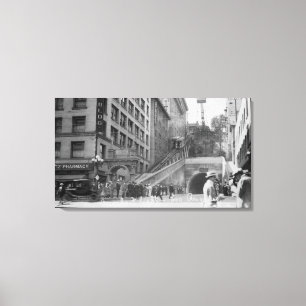 Los Angeles, Flug-Straßen-Autos CAs Andels Leinwanddruck