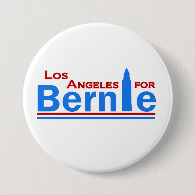 Los Angeles für Bernie Button (Vorderseite)
