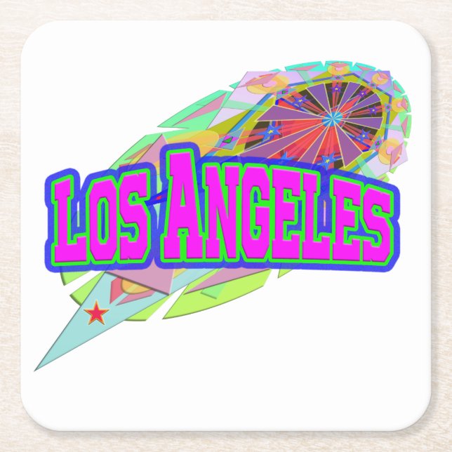 Los Angeles Future Untersetzer (Vorderseite)