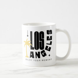 Los Angeles - Genießen Sie Ihren Augenblick, Retro Kaffeetasse
