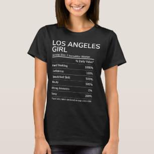 Los Angeles Girl Funny California Heimat T-Shirt