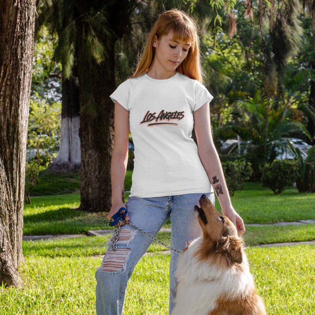 Los Angeles Graffiti Style T-Shirt (Von Creator hochgeladen)