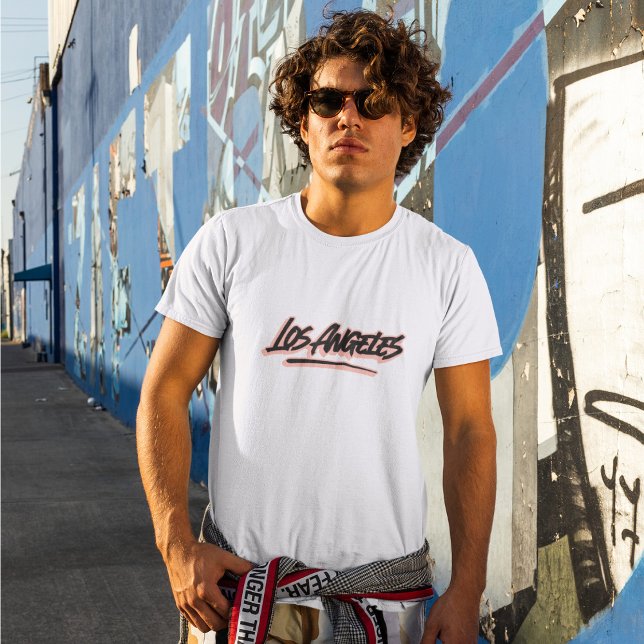 Los Angeles Graffiti Style T - Shirt (Von Creator hochgeladen)
